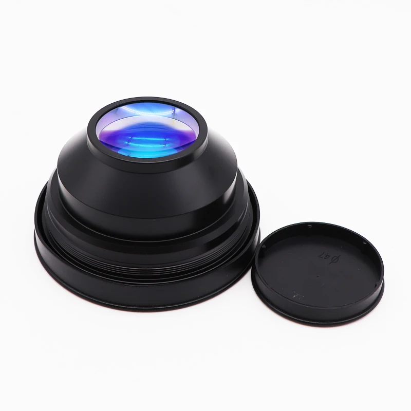 F-theta Lens 1064nm Focus Lens  Marking Machine Focal length 63-420mm Scan Field 50×50-300×300 for YAG Fiber  Galvo