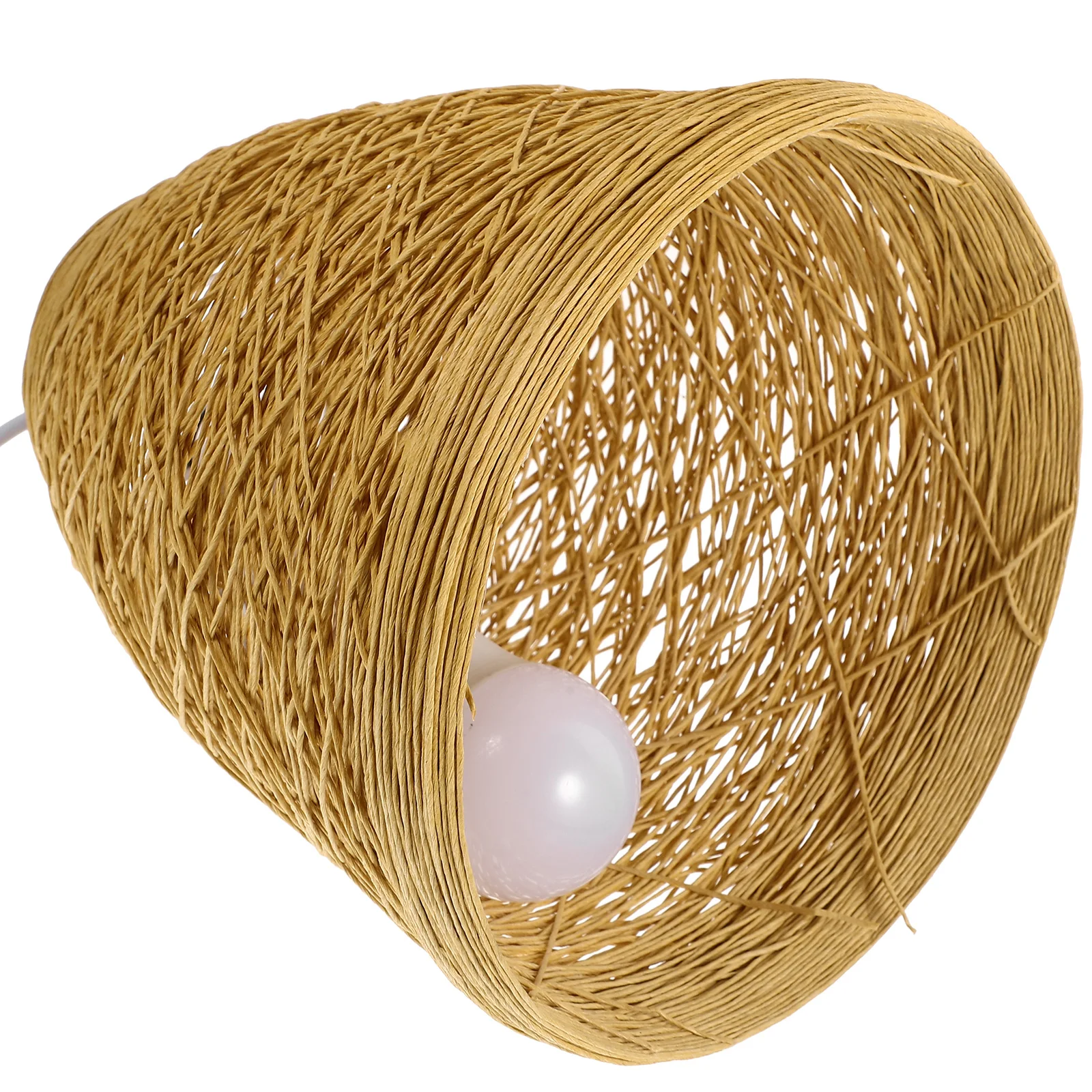 

Single-Head Bamboo Chandelier Retro Woven Bamboo Ceiling Light for Tea Room Hotel Bedroom Decorative Hanging Lamp