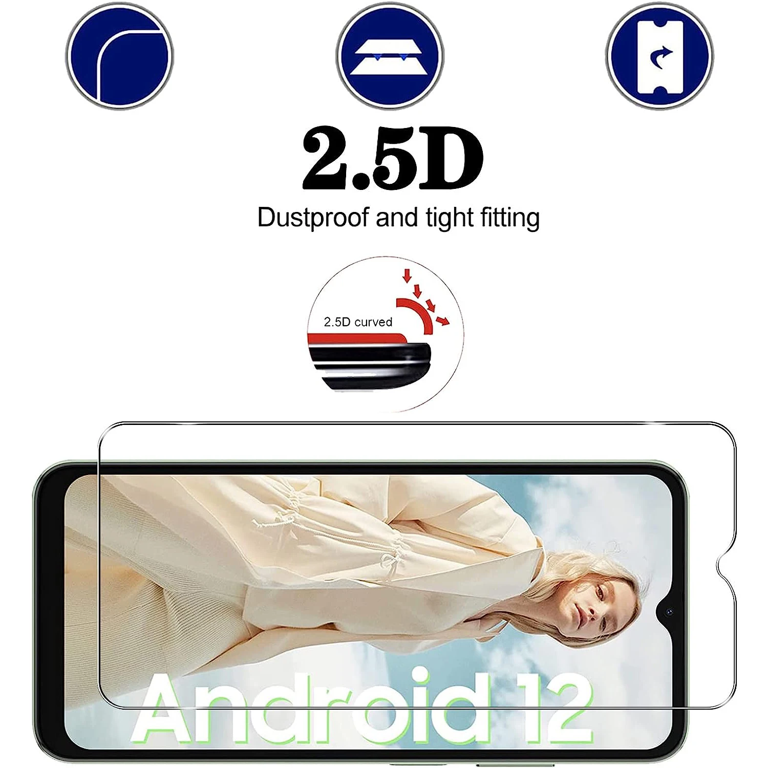 Do folii ochronnej ze szkła hartowanego Blackview A52 / A52 Pro — zdjęcie 5