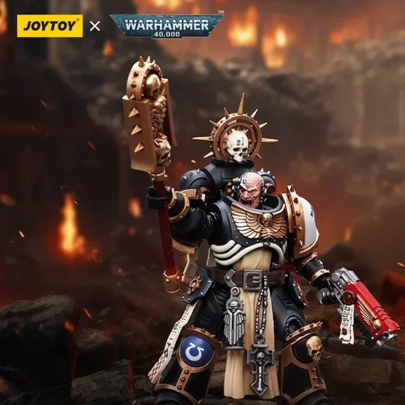 JOYTOY 1/18 Warhammer 40K Action Figure Ultramarines Chaplain(Indomitus) Anime Collection Model Boys Toys Gifts