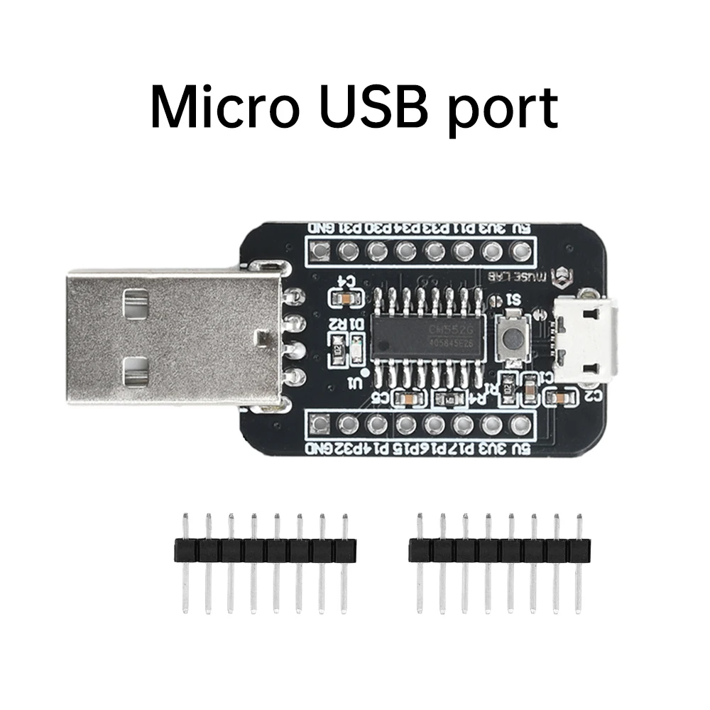 Placa de desarrollo CH552G, placa central 8051 51, placa central de microcontrolador Micro USB/tipo C