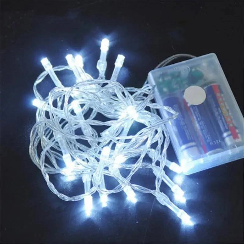 AA pilhas LED Fairy String Lights, guirlanda quente, iluminação para festa interior, casamento, jardim, Natal, feriado, 5m, 10m