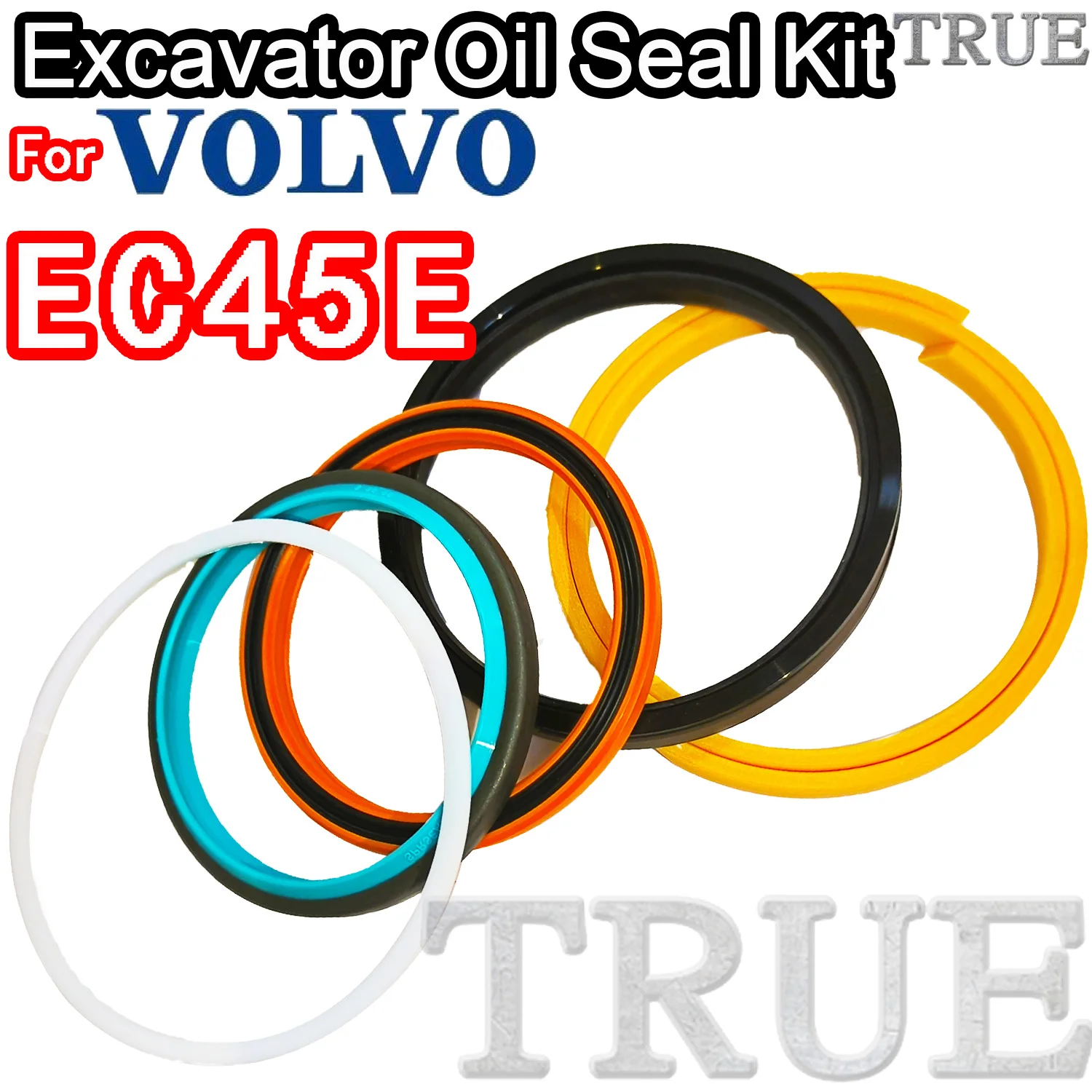 For EC45E VOLVO Oil Seal Excavator Repair Kit MOTOR Piston Rod Shaft Replacement Dust Bushing FKM High Quality Control Blade