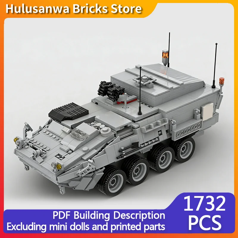 

Модель медицинского эвакуационного автомобиля M1133, конструктор MOC, военная техника, модульные технологические подарки, праздничные наборы для сборки, детские игрушки