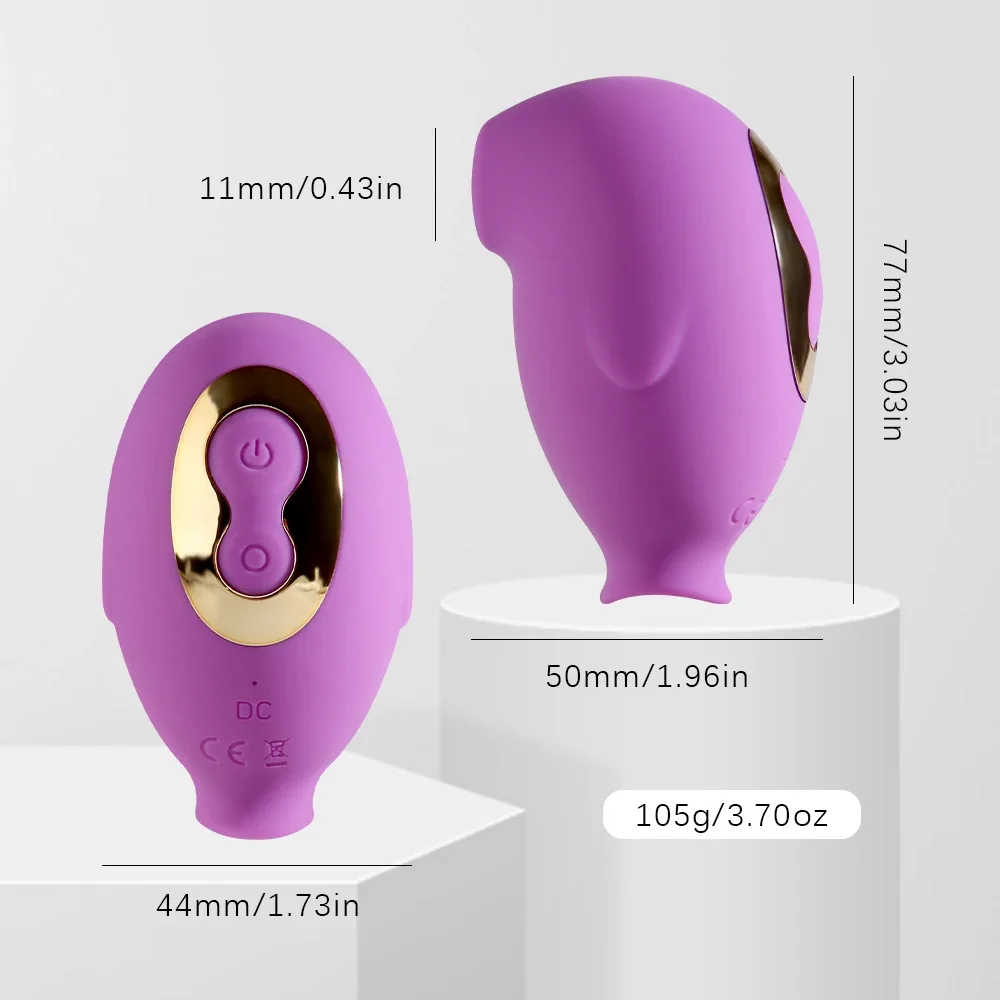 Sucking Vibrator Female Clitoris G-Spot Stimulator Nipple Massager Vacuum Suction Tongue Licking Masturbator Sex Toys For Women