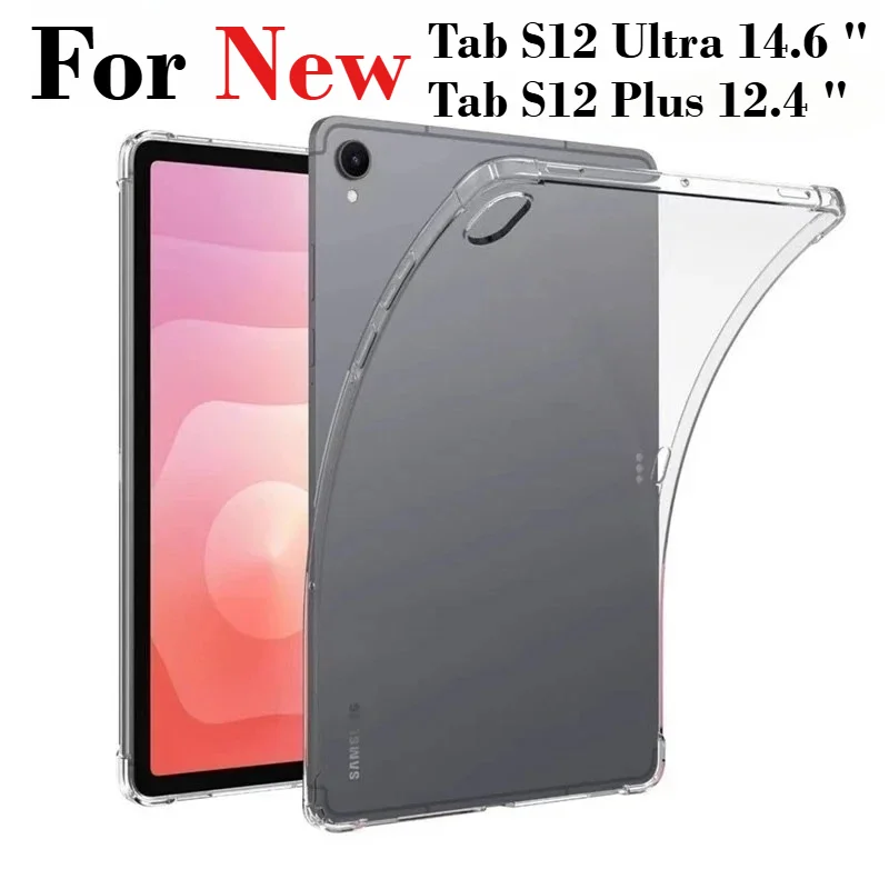 TPU transparent Case for Samsung Galaxy Tab S12 Plus S11 Ultra S10 S9 FE Lite 14.6 13.1 12.4 11 