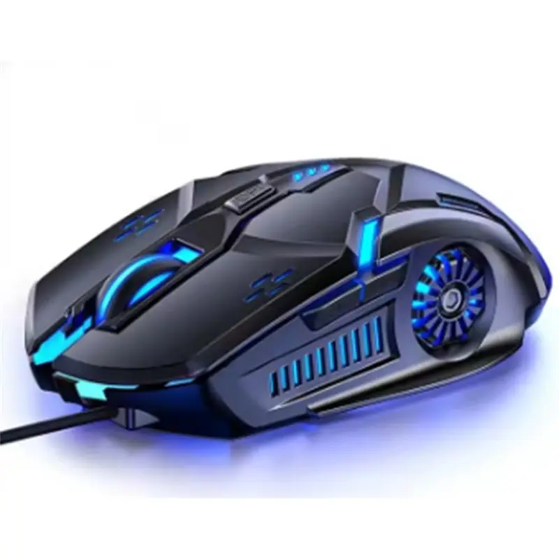 A41Z-G5 Mute Wired Mouse Six Keys Luminous Game E-Sports Machinery Computer Accessories