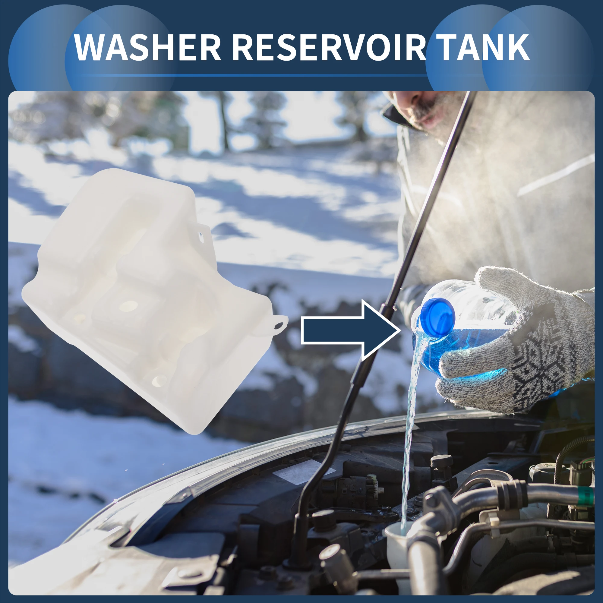 

UXCELL Windshield Washer Reservoir No.DMB500040 for Land Rover Range Rover Sport 06-09