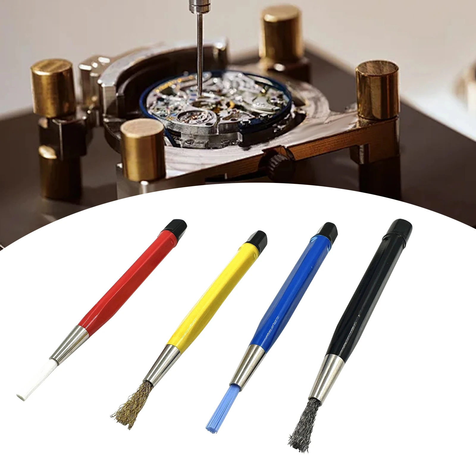 Scratch Brush Pen Set Dirt Remover Watch Repair Fiberglass Pen Sanding Brush for Jewelry Watch Electrical Circuit Boards