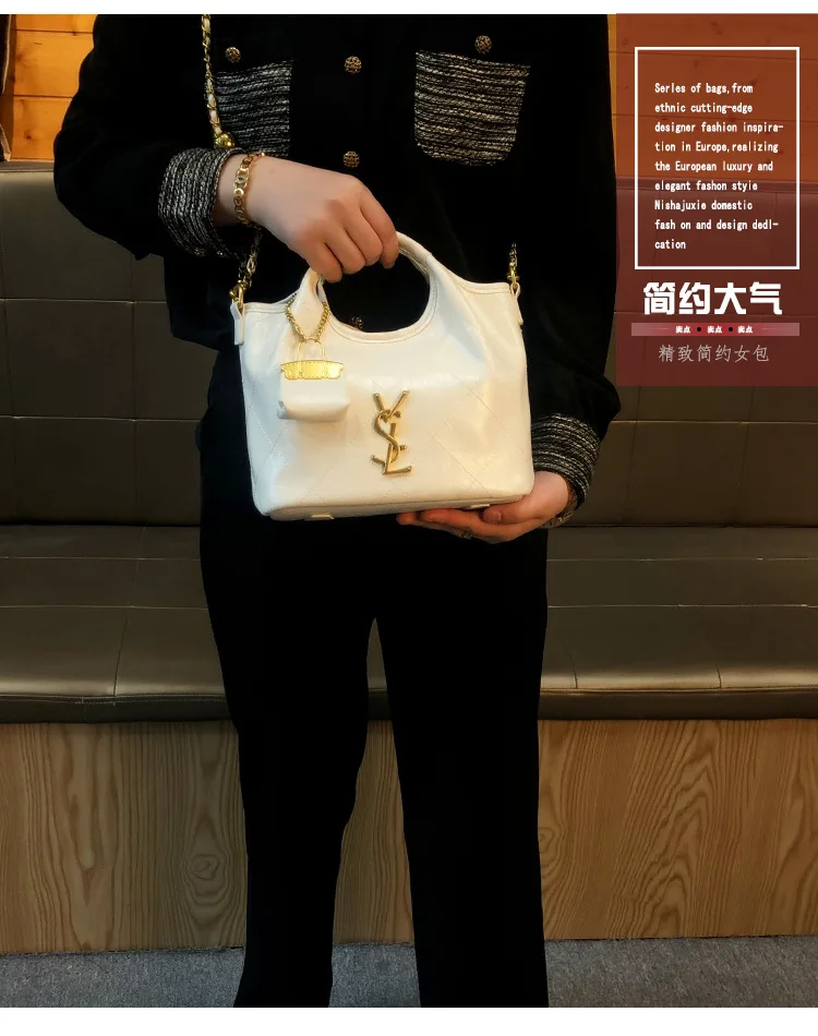 Шикарная сумка-ведро с ромбовидной вышивкой 2025 года. |   Элегантная женская сумка через плечо |   Универсальная стеганая сумка через плечо для ежедневного использования