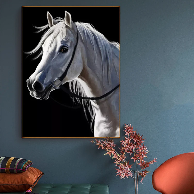 Diamond Embroidery Animal Cross Stitch 5D DIY Diamond Painting Horse Diamond Mosaic Picture Rhinestone Home Decor Gift