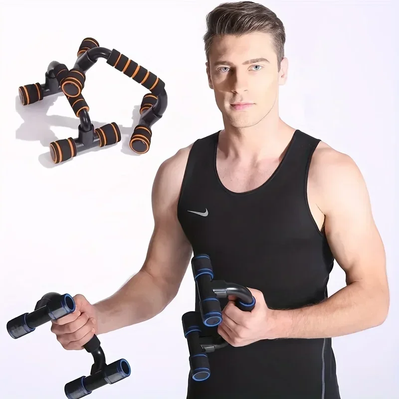 1 Pair Premium H-Shaped Push Up Stand Foldable Detachable for Effective Arm and Abdominal Muscle TrainingWorkout Equipment