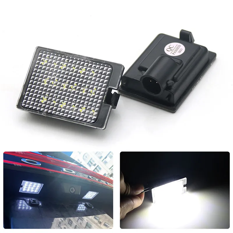 Car LED License Plate Light For Dodge Durango 2014 2015 2016 2017 2018 2019 2020 Pickup Truck 6000K White Tag Lamp Accessories