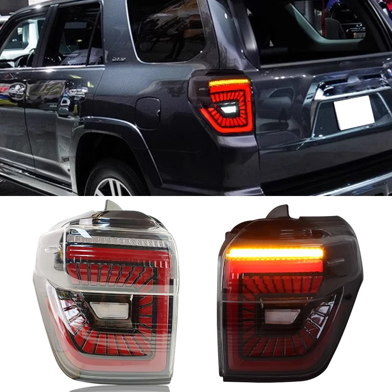

Для Toyota 4Runner 2014 2015 2016-2021 светодиодный задний фонарь, фонарь заднего хода, поворотный мигающий свет, стоп-сигнал, сигнальная лампа дальнего света