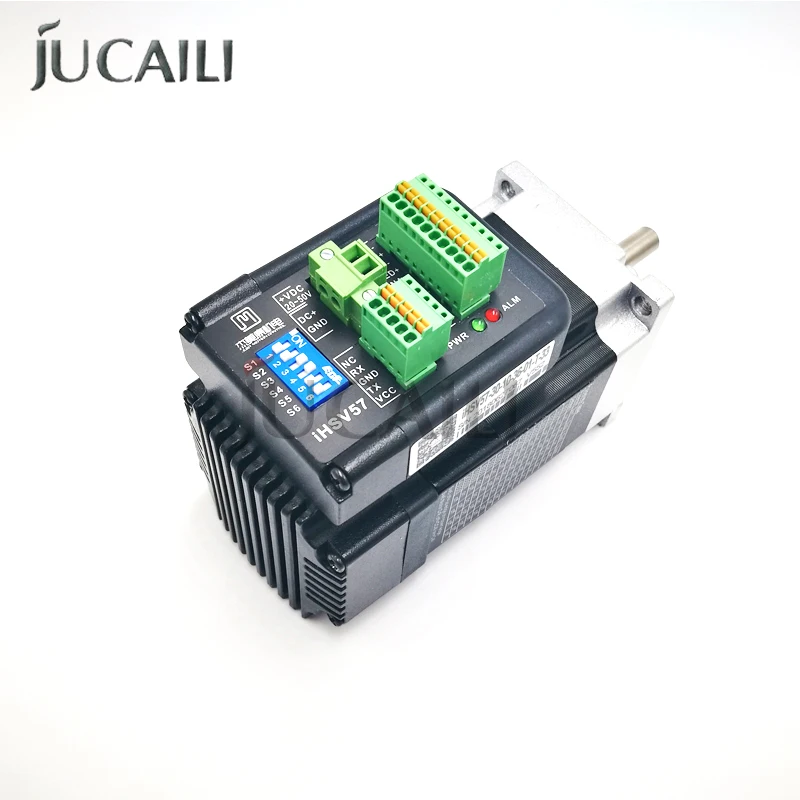 Jucaili Printer Servo Motor Integrated AC 100W/140W/180W for Inkjet Printer Carriage Servo Motor 57 High Speed 3000RPM 36V
