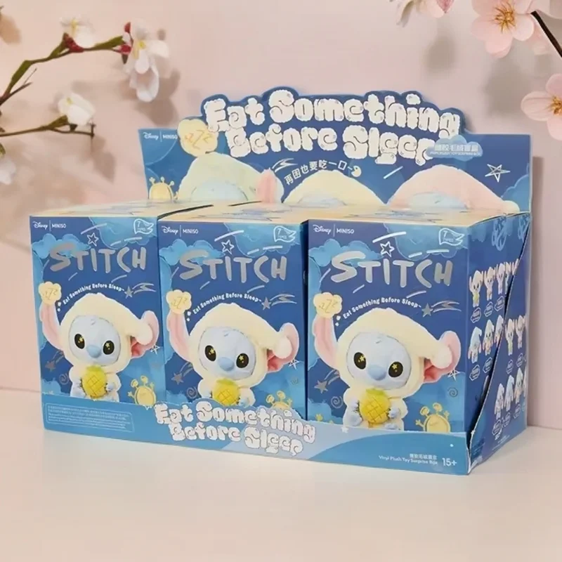 جديد ديزني غرزة أكل قبل السرير صندوق أعمى حقيبة الفينيل سحر لطيف دمية صندوق لعبة غامضة عيد ميلاد هدية الكريسماس