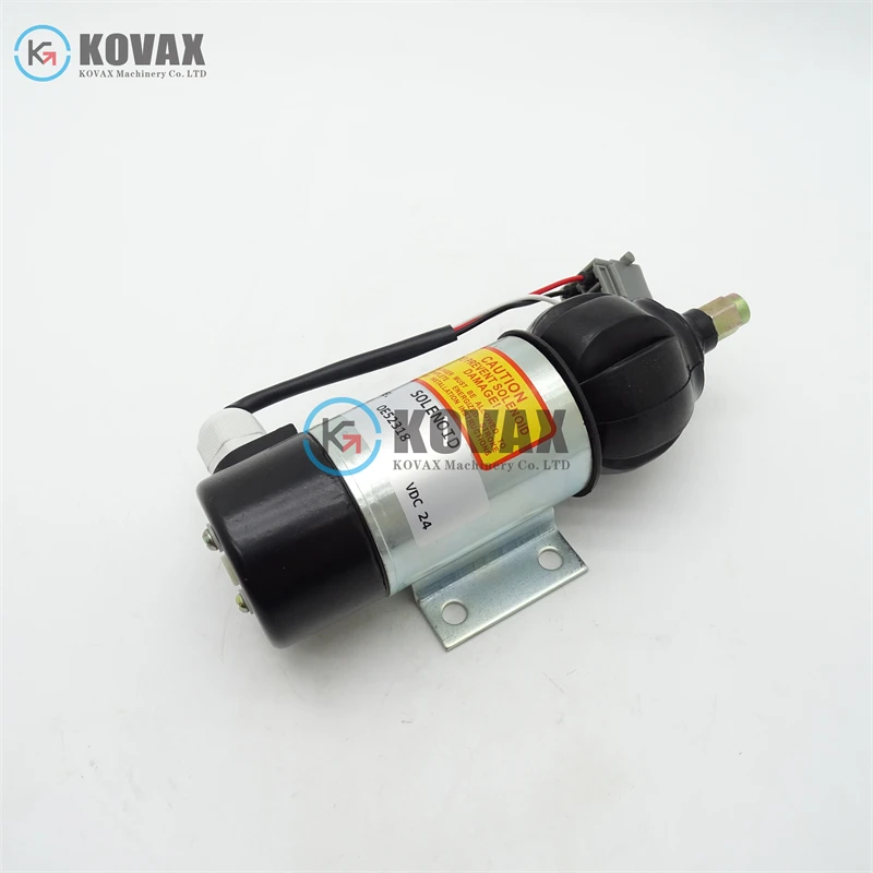 

OE52318 Engine fuel shut-off solenoid valve For 872825 873754 1830592 872458 881969 Engine Excavator Parts