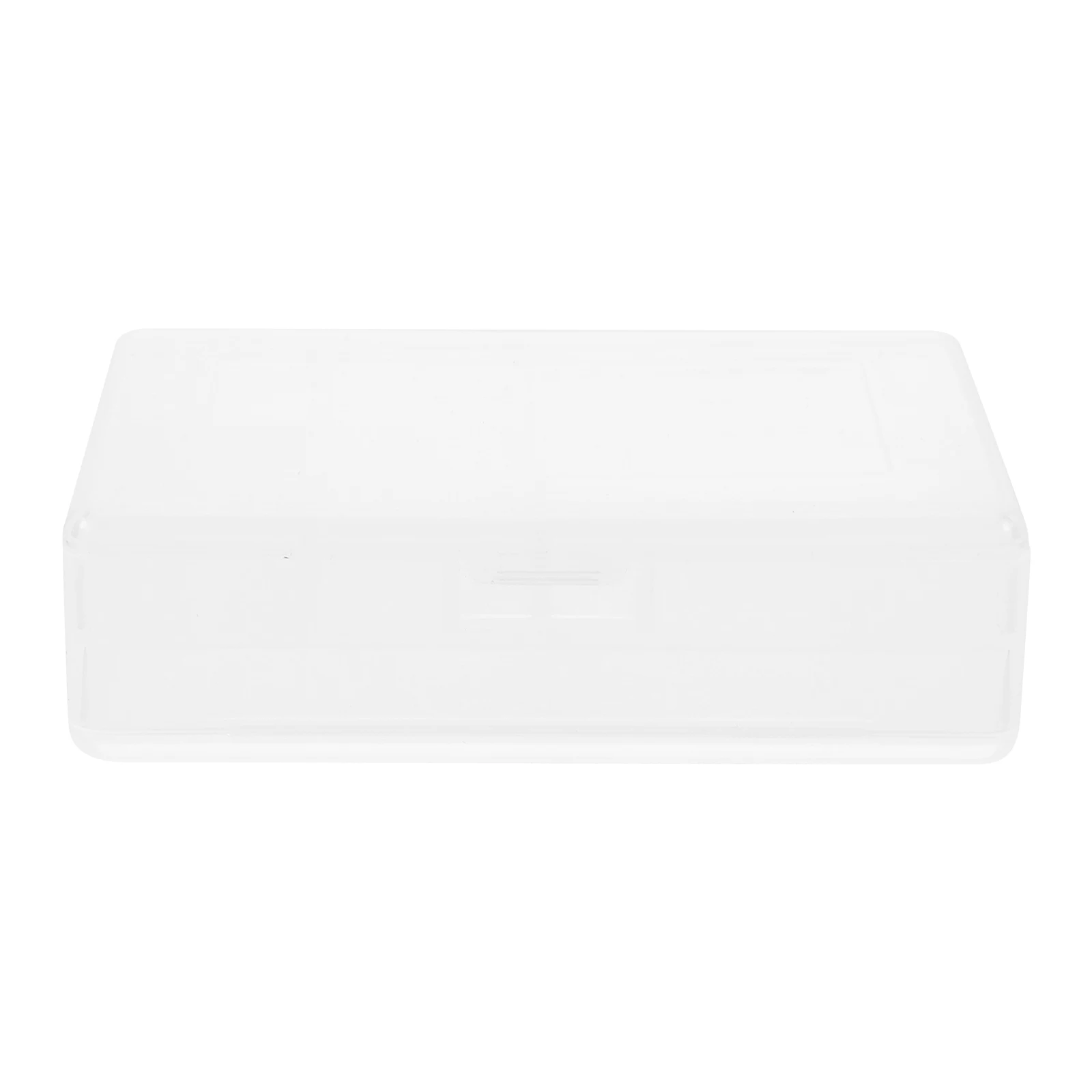 

4 pcs Clear Plastic Storage Boxes for Parts Jewelry Small Tools Organizer 6 Compartments Lightweight Rectangle Storage Box