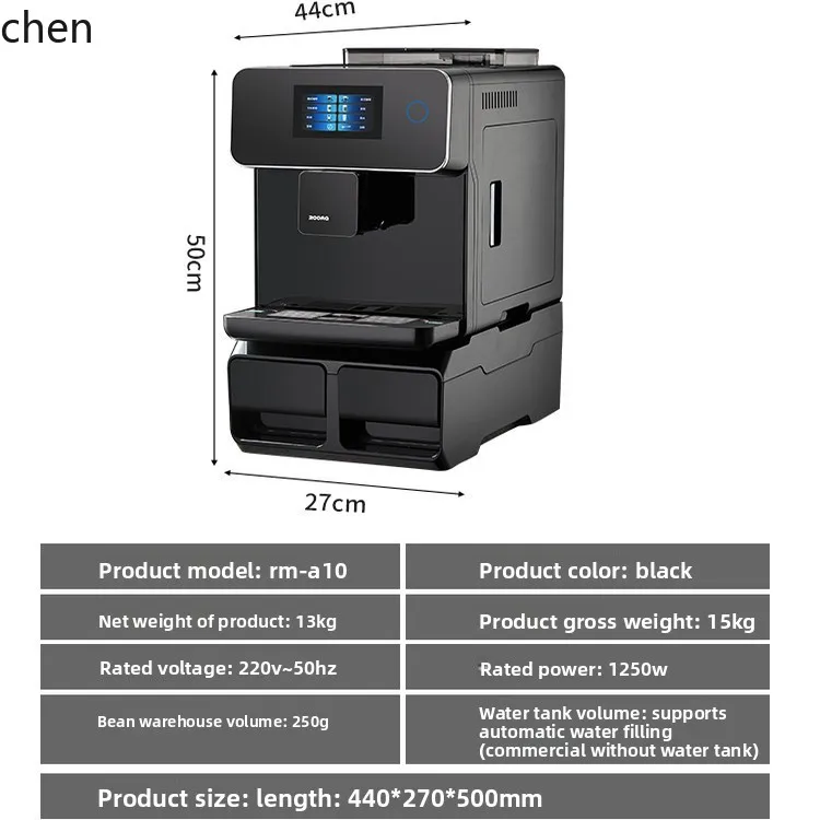 ZML macinazione integrata automatica per uso domestico e commerciale con un solo clic per piccola macchina da caffè per ufficio