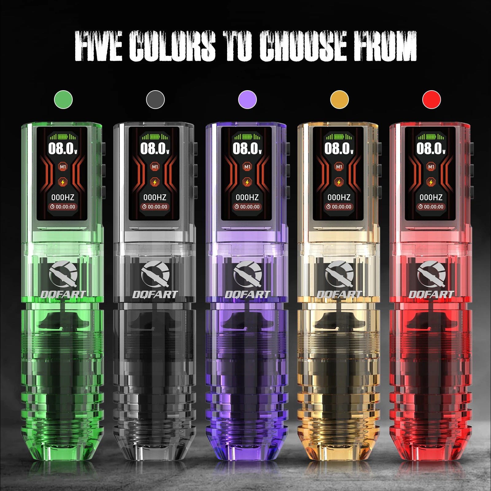 

DQFART New Wireless Tattoo Machine Kit Tattoo Needles Tattoo Ink Cups Tattoo Pen Suitable for Tattoo Beginners Tattoo Artists