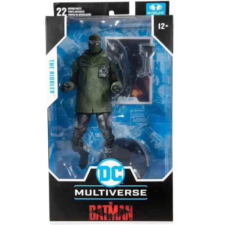 McFarlane nuevo Batman Catwoman Riddler DC genuino Mcfarland juguetes modelos personajes móviles regalos películas multiverso animación