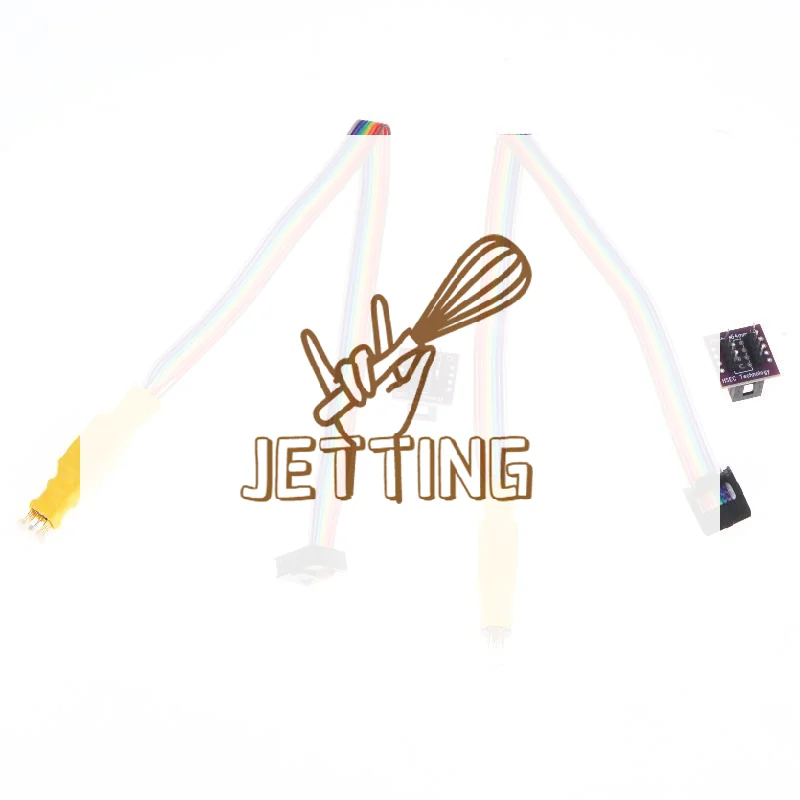 Rainbow Ribbon Cable Test Probe Kit With Stable Connection And Durable Material Perfect For Electronic DIY Circuit Debugging