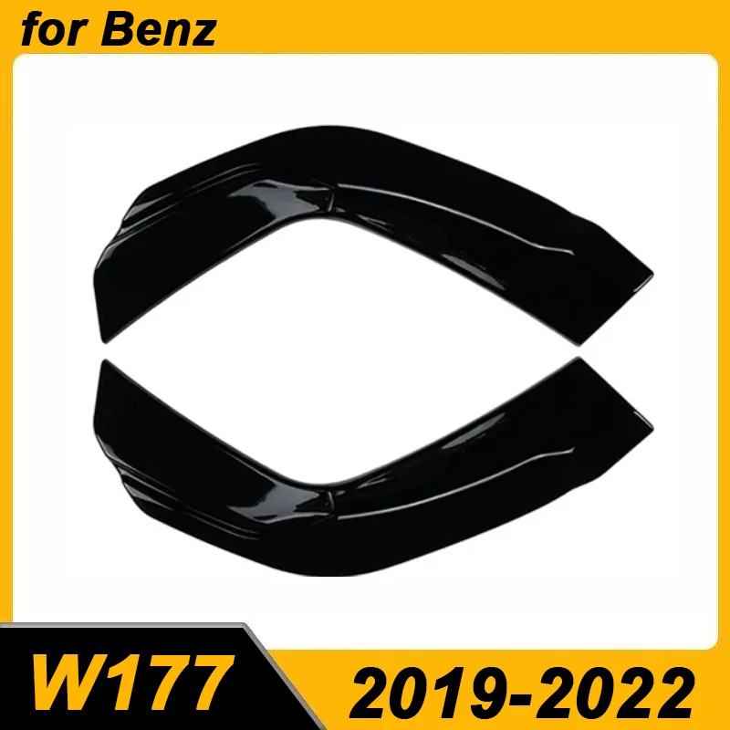 

Для Mercedes Benz A Class W177 V177 A35 A45 AMG Хэтчбек Седан Задний бампер Диффузор Боковые сплиттеры 2019 2020 2021 2022 Черный