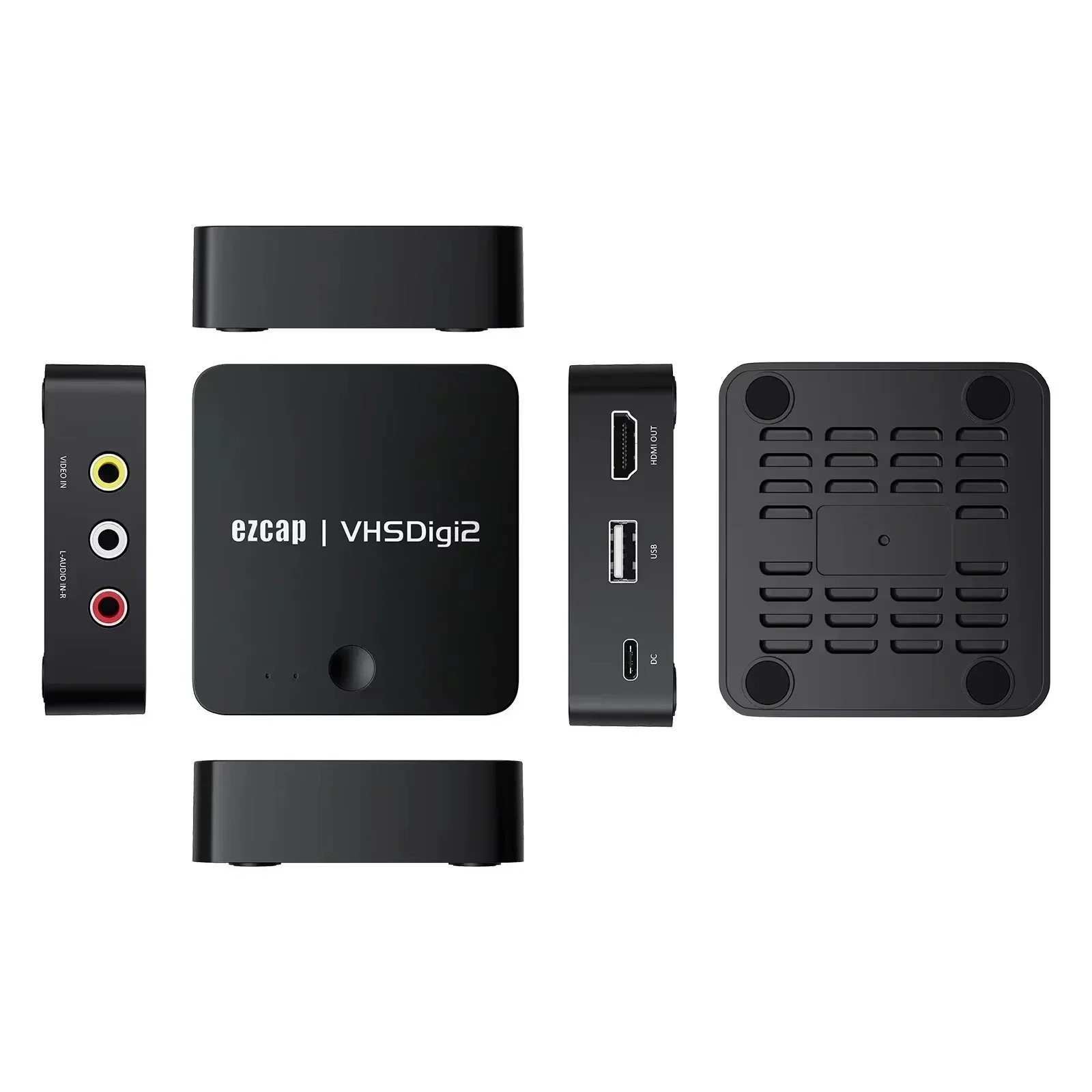 Tarjeta Captura Audio Vídeo CVBS AV – Grabación VHS VCR RCA Hi8 USB - imagen 2