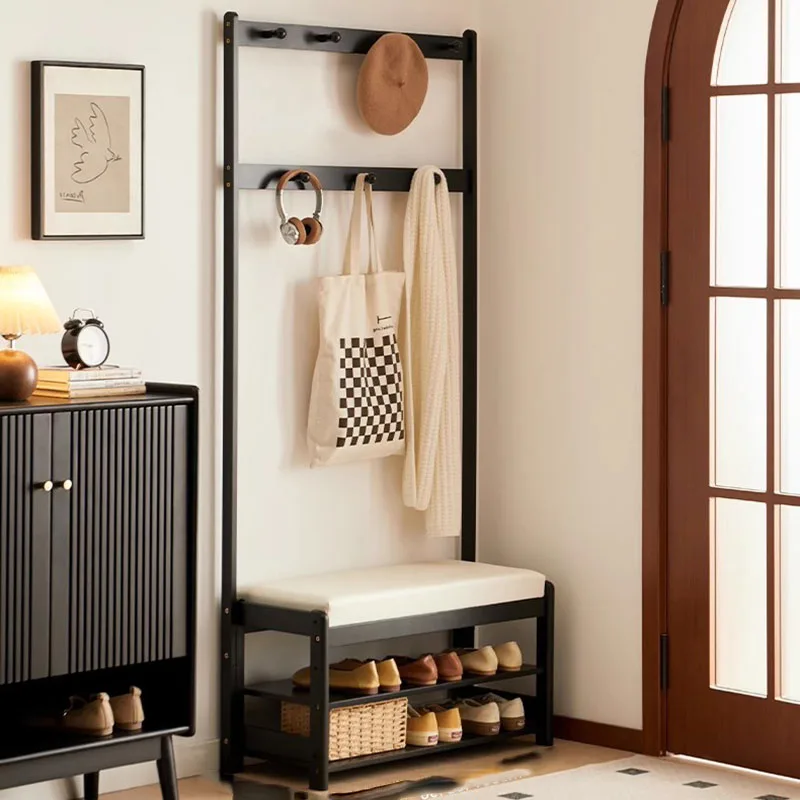 

Living Room Standing Coat Racks Open Bag Hange Dress Space Saving Shoe Coat Racks Storage Standing Perchero Trendy Furniture
