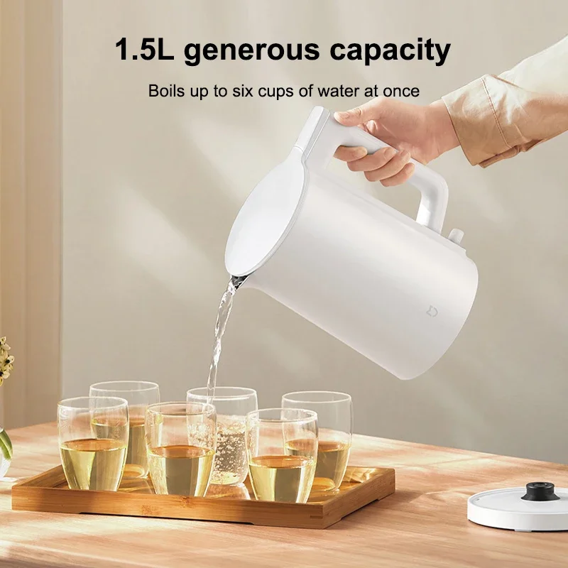 Xiaomi Mijia Multifunctional Health Kettle N1 Electric Pot 1.5L Household Appliances 220V 800W 304 Stainless Steel Material