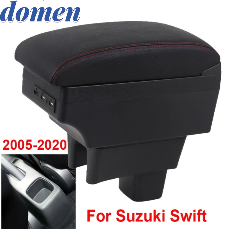 

For Suzuki Swift Armrest Box For Suzuki Swift Car Armrest Car Accessories Interior details storage Box Retrofit parts 2005-2023