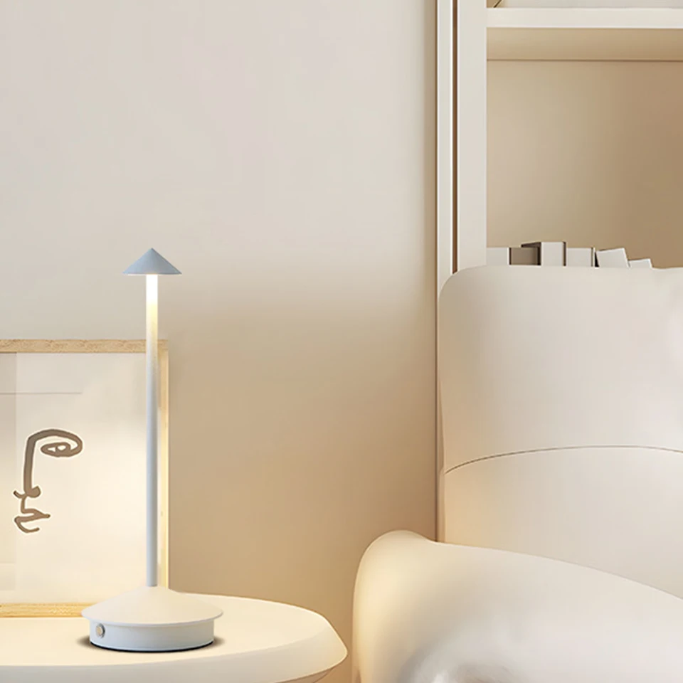 Rechargeable  LED Table Lamp Creative Touch Led Hotel Bar Coffee Decorative Desk Lamp Stepless Dimming night light   for bedroom