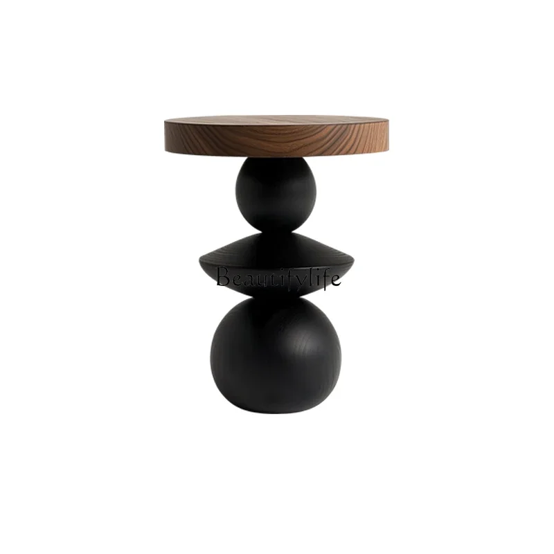 

ld6 *Stunned Wind Living Room Solid Wood Edge Corner Couch Side Table Medieval Small Coffee Table