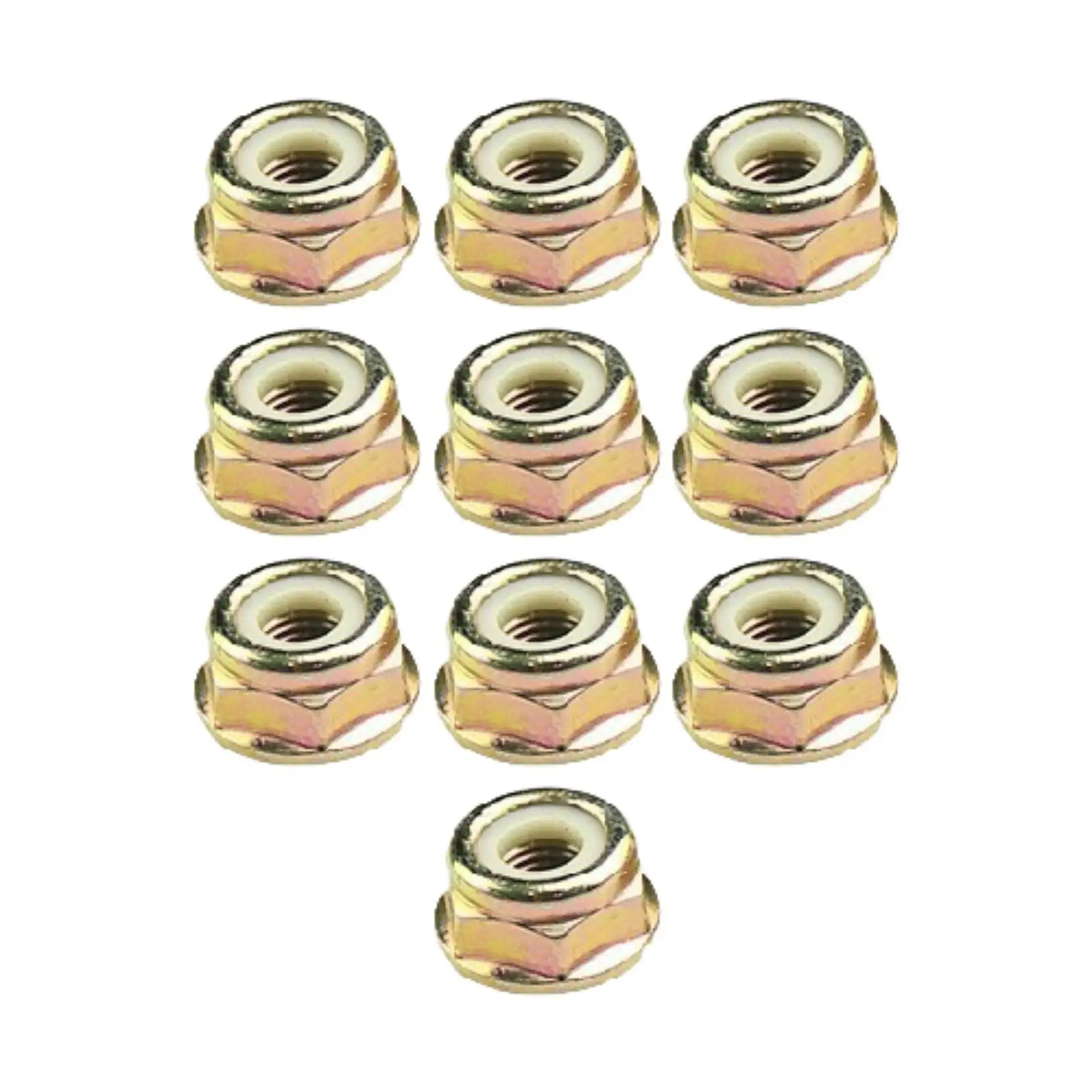

10Pcs Thread Nuts M10x1.25 Gear Easy Installation Lightweight Parts
