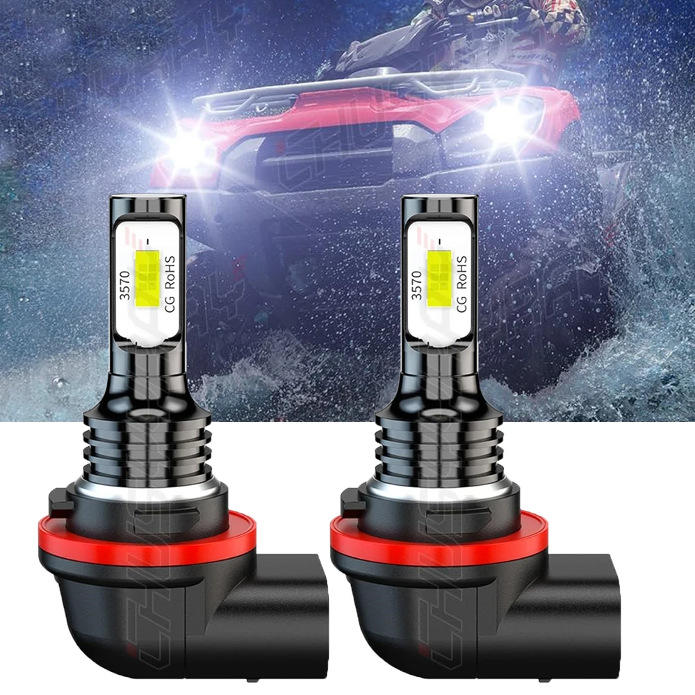 Compatible with Honda Rancher TRX420 TRX500 Lights 2014 2015 2016 2017 2018 2019 2020 2021 2022, 34901-HR3-A21 Bulbs, 600% Brigh