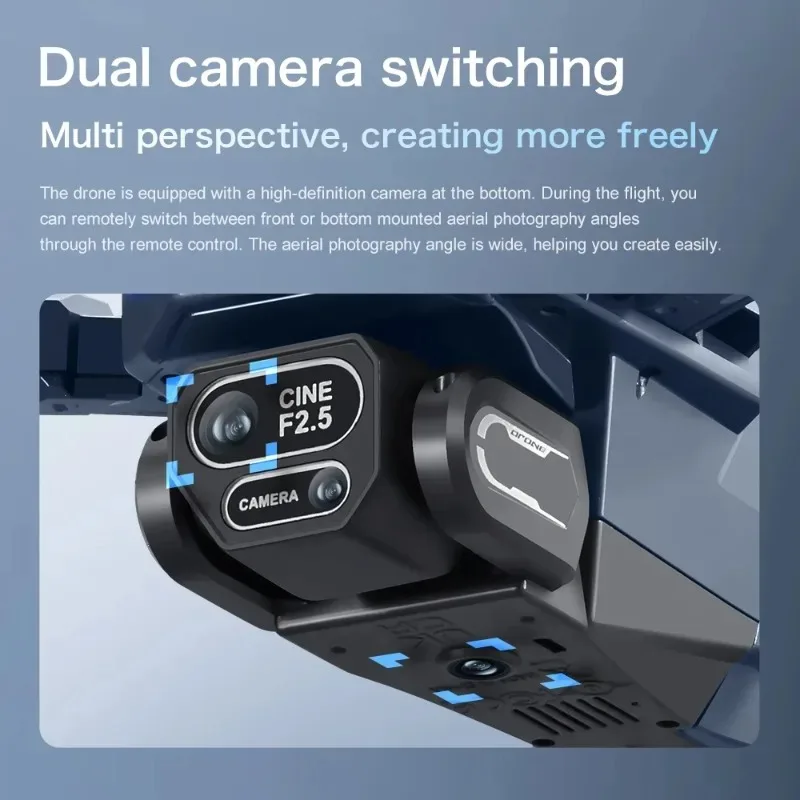 V918 Max Professional Drone 8K Camera GPS 3000M FPV RC Quadcopter with LCD Screen Remote Control Laser Obstacle Avoidance Gift