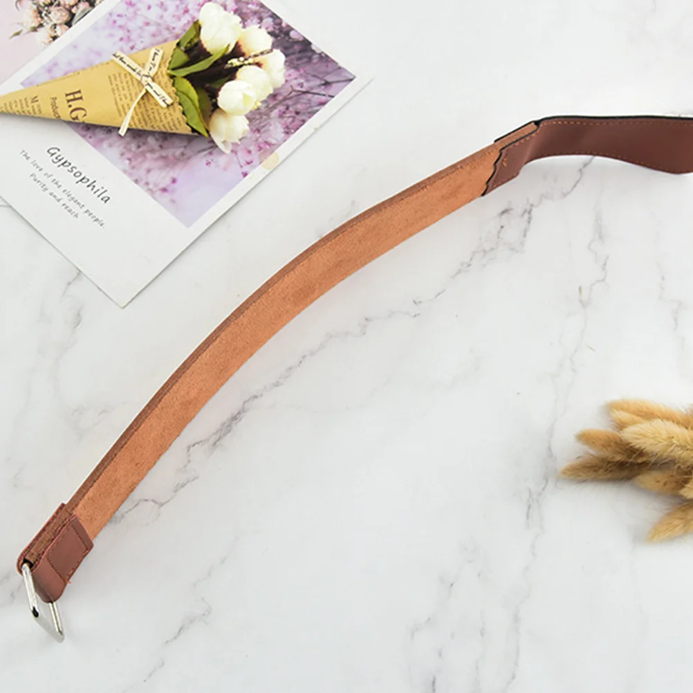 

Razor Strop Double-Sided Sharpening Strap For Barber Accessories Home Use Shaver Sharpener Tool