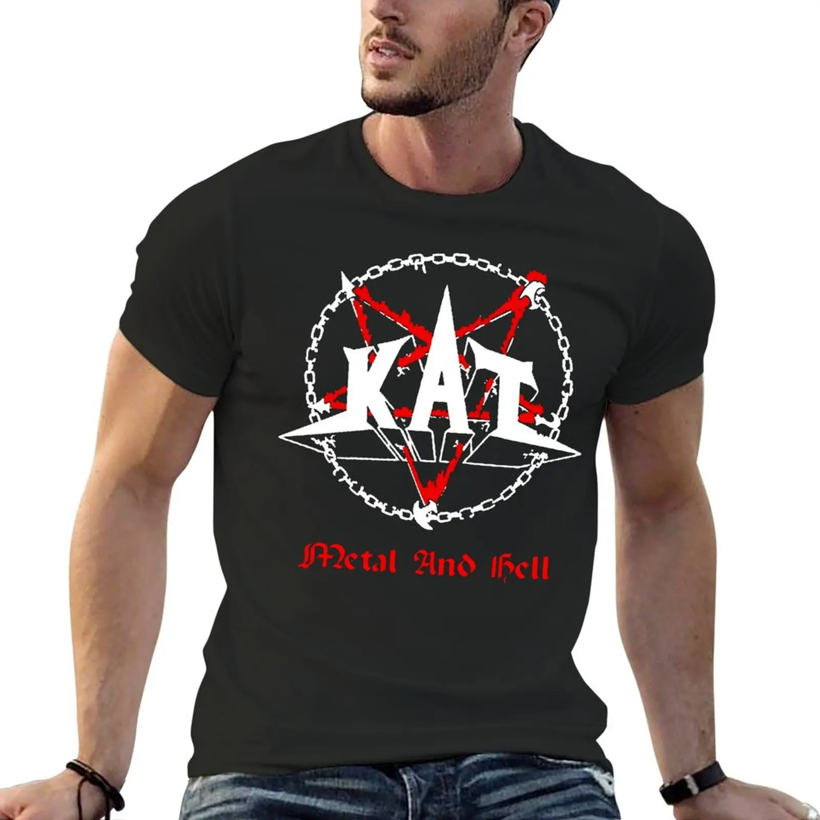 KAT Metal and Hell Classic Essential T-Shirt, Fresh Sports Nerd Tshirt, Novidade Viagens, EUA Tamanho