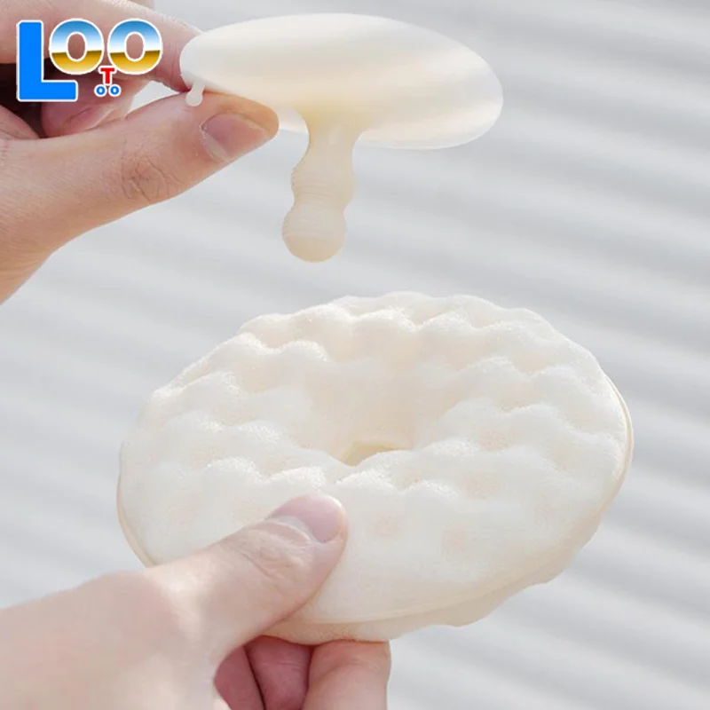 مزدوجة الجانب شفط كأس الإسفنج مسح انفصال لينة المطبخ تنظيف فرشاة أطباق فرشاة للأطباق لوحة عموم وعاء