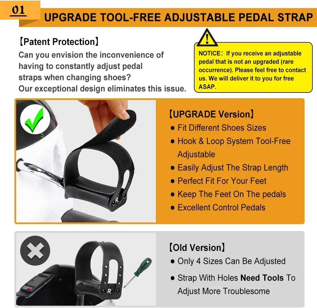 Portable Mini Exercise Bike Under Desk Adjustable Rehabilitation Pedal Exerciser Hand Pedal Cycle Hand Held Exercise Equipment view 2