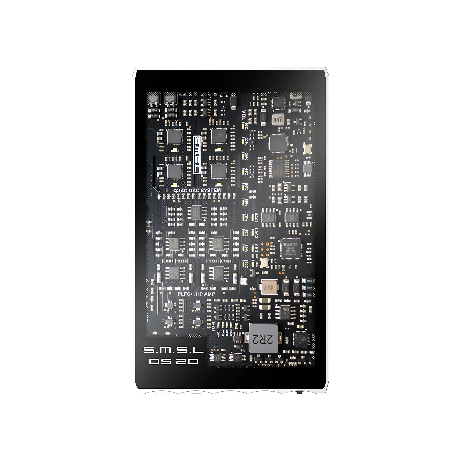 SMSL DS20 Portable DAC Headphone Amplifier MQA CS43131 PCM32Bit DSD256 XU-316 3.5mm&4.4mm