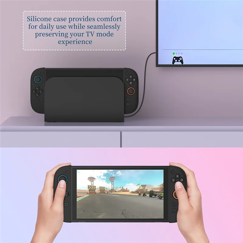 

New!For Switch 2 Host Grip Protective Case &Storage Bag& Charging Base &Wireless Game Steering Wheel For NS Switch 2