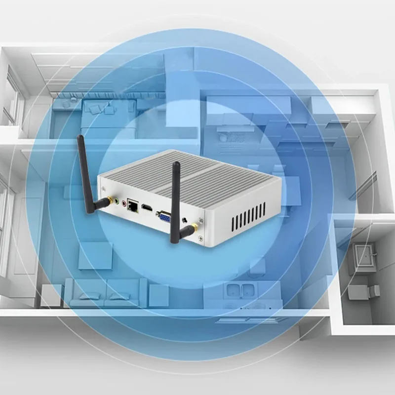 인터 코어 i7-4500U/i5-5300U 베어본 키트가 탑재된 BEBEPC 미니 PC 산업용 Win10Pro 지원 WiFi Linux 컴팩트 컴퓨터 준비