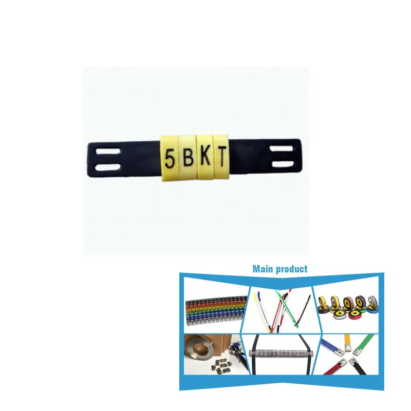 500PCS PVC Cable Marker Strip Marking Strip Marking Tag MS-65 High Quality