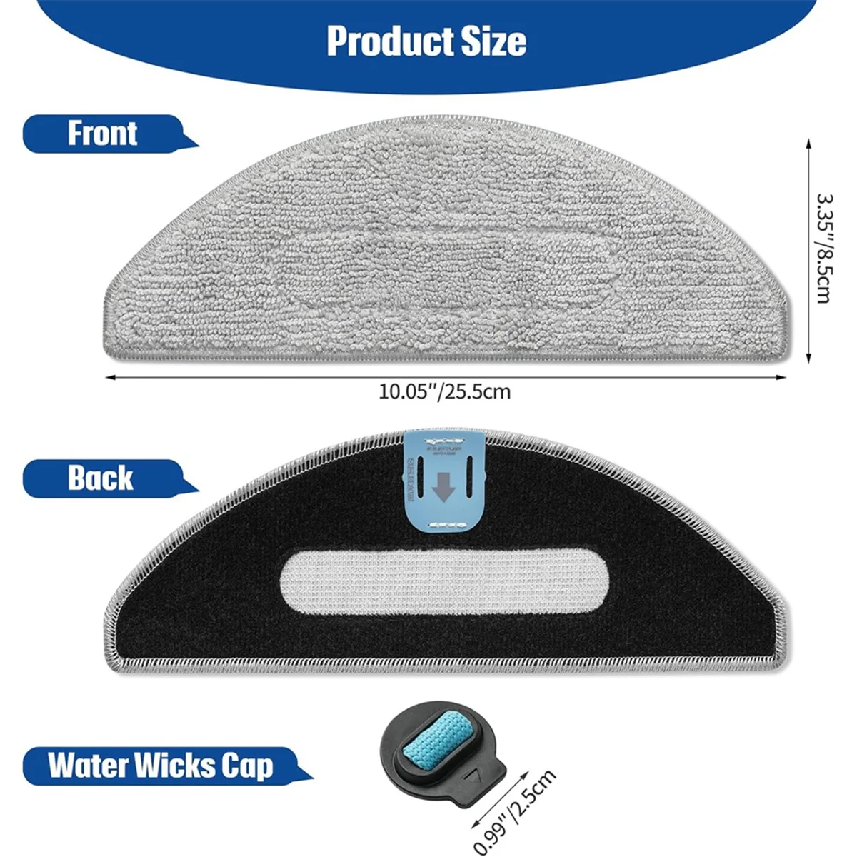 2025· แผ่นซับสํารองสําหรับ IRobot Roomba Combo I5/I5+/J5/J5+,6 แผ่นซับไมโครไฟเบอร์ + 6 ไส้ตะเกียง ล้างทําความสะอาดได้และนํากลับมาใช้ใหม่ได้