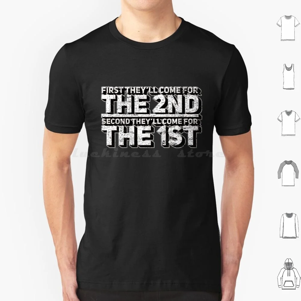 2a Proclamation For Rights T Shirt Big Size 100% Cotton 2nd Amendment Second Amendment Gun Lover Gun Rights Pro Gun Gun Owner