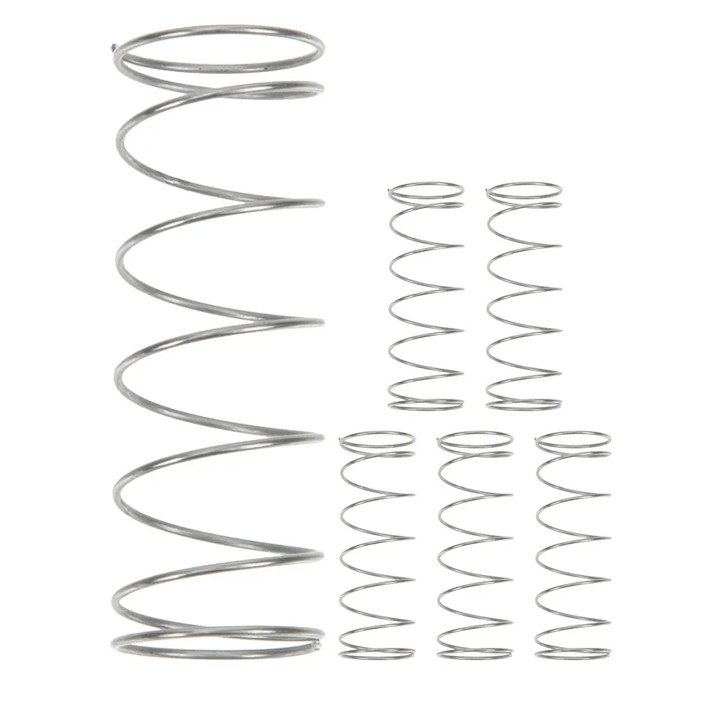 

6 Pcs Spring Replacement for Trumpet Fitting Musical Instrument Parts Small Replaceable Silver Repairing Fittings