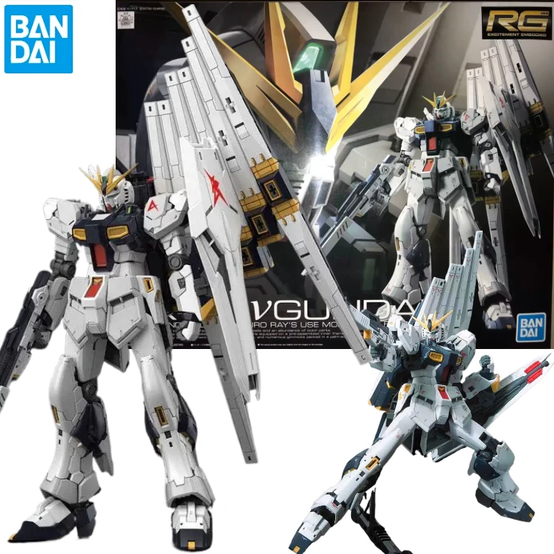 【 In Stock 】 Bandai 1/144 RG 32 Bull Gundam RX93 NU V Amuro Assembled Model Toy Gift Collection