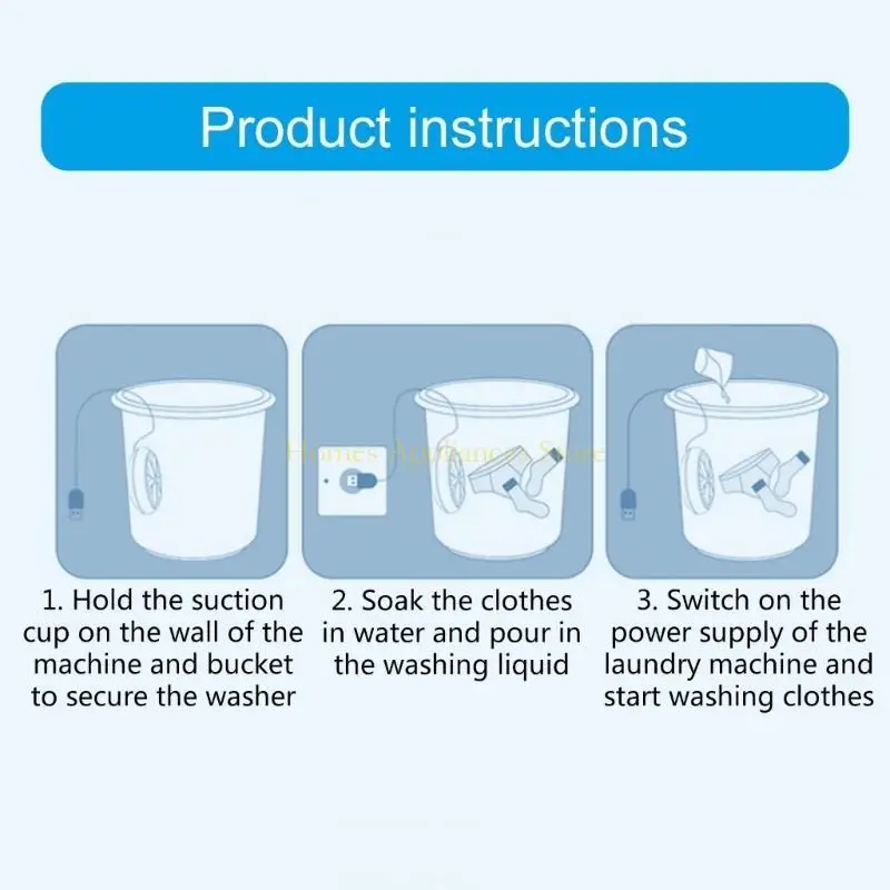 D0AB Портативная маленькая стиральная машина тихая маленькая стиральная машина удобная стиральная машина для путешествий