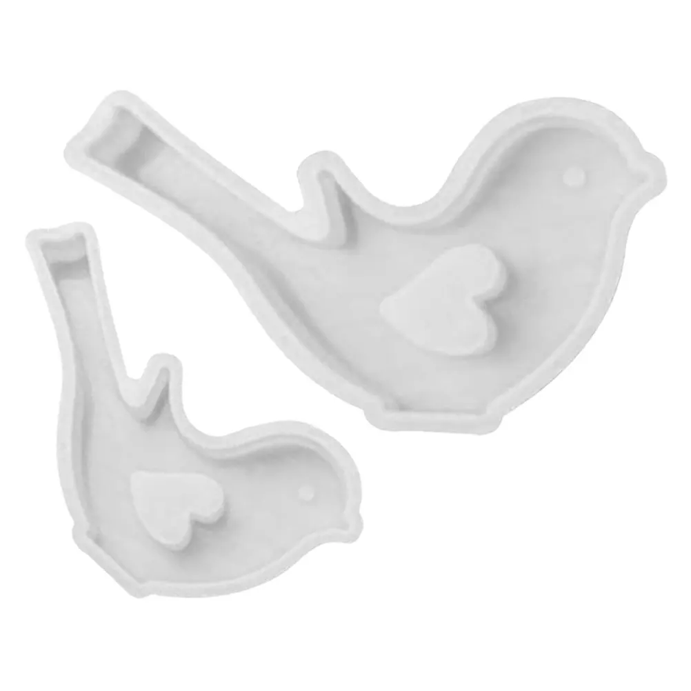 

2pcs Bird Mold Silicone Molds for Chocolate Candy Baking Craft Making Easy Demolding Lifelike Design Jewelry Accessories